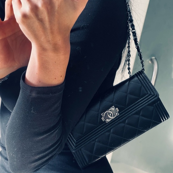 Chanel Boy Woc Crossbosy black - Picture 4 of 16